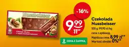 Żabka Czekolada Nussbeisser oferta
