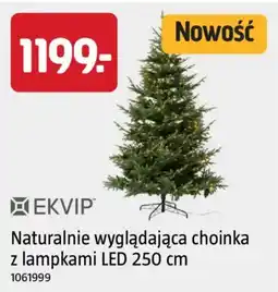 Jula EKVIP Naturalnie wyglądająca choinka z lampkami LED 250 cm oferta