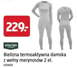 Jula Bielizna termoaktywna damska z wełny merynosów oferta