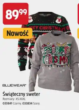 Jula Świąteczny sweter Bluewear oferta