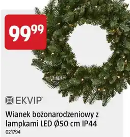 Jula Wianek bożonarodzeniowy z lampkami LED Ø50 cm IP44 oferta