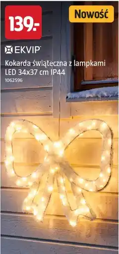 Jula Kokarda świąteczna z lampkami LED oferta