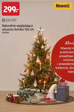 Jula EKVIP Naturalnie wyglądająca sztuczna choinka 150 cm oferta