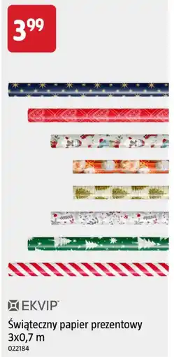 Jula Świąteczny papier prezentowy oferta