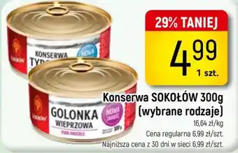 Konserwa SOKOŁÓW Golonka Wieprzowa