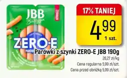 Delikatesy Piotruś Pan Parówki z szynki ZERO-E JBB oferta