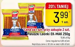 Delikatesy Piotruś Pan Paluszki Leonki EK-MAK oferta