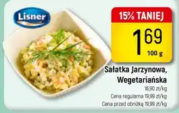 Delikatesy Piotruś Pan Sałatka Jarzynowa, Wegetariańska Lisner oferta