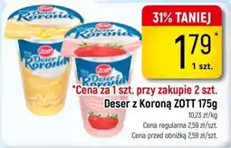 Delikatesy Piotruś Pan Deser z Koroną ZOTT oferta