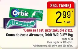 Delikatesy Piotruś Pan Guma do żucia Airwaves, Orbit WRIGLEY oferta