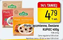 Delikatesy Piotruś Pan Płatki Jęczmiennie, Owsiane KUPEC oferta
