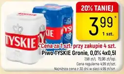 Delikatesy Piotruś Pan Piwo TYSKIE Gronie oferta