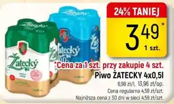 Delikatesy Piotruś Pan Piwo ŻATECKY oferta