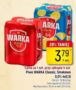 Delikatesy Piotruś Pan Piwo WARKA Classic, Smakowe oferta
