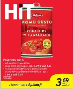 Selgros Melissa Primo Gusto Pomidory w kawałkach oferta