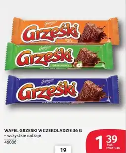 Selgros Wafel Grześki w Czekoladzie oferta