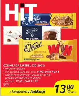 Selgros Czekolada E. Wedel oferta