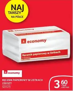 Selgros Ręcznik papierowy w listkach economy oferta