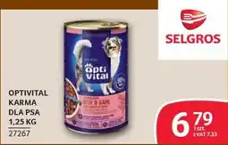 Selgros Optivital Karma Dla Psa oferta