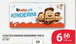 Selgros Ciastka Kinder Kinderini oferta