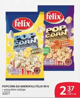 Selgros Popcorn do mikrofali Felix oferta