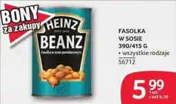 Selgros Fasolka w sosie pomidorowym Heinz Beanz oferta
