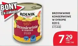 Selgros Brzoskwinie w syropie ROLNIK oferta