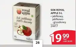 Selgros Sok jabłkowy 100% tłoczony oferta