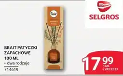 Selgros Brait Patyczki Zapachowe oferta