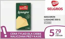 Selgros Makaron Lasagne Sorenti oferta