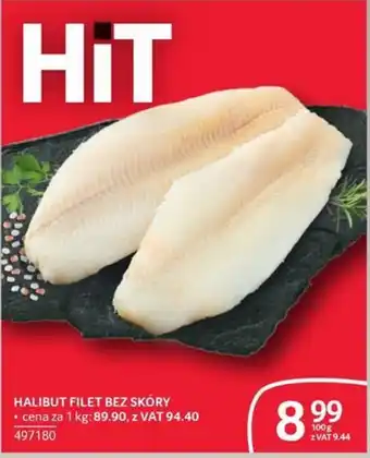 Halibut Filet Bez Skóry