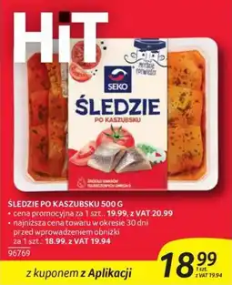 Selgros Seko Śledzie po Kaszubsku oferta