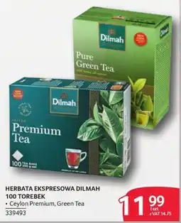 Selgros Herbata ekspresowa Dilmah oferta