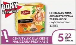 Selgros Herbata czarna aromatyzowana Lipton Pomarańcza oferta
