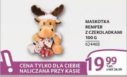 Selgros Maskotka Renifer z czekoladkami oferta