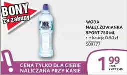 Selgros Woda Nałęczowianka Sport oferta