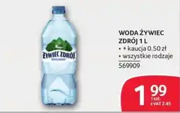 Selgros Woda Żywiec Zdrój oferta