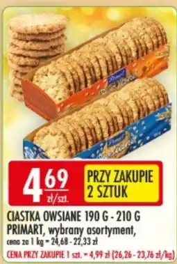 Sklepy Doroty Ciastka Owsiane Primart oferta