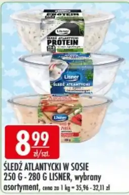 Sklepy Doroty Śledź Atlantycki w sosie Lisner oferta