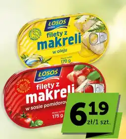 Groszek Łosos Ustka filety z makreli w oleju oferta