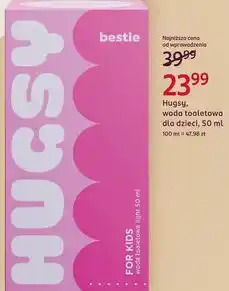 Rossmann Hugsy, woda toaletowa dla dzieci oferta