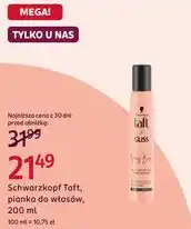 Rossmann Schwarzkopf Taft, pianka do włosów oferta