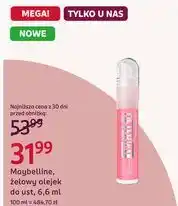Rossmann Maybelline, żelowy olejek do ust oferta