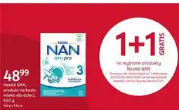 Rossmann Nestlé NAN, produkt na bazie mleka dla dzieci oferta
