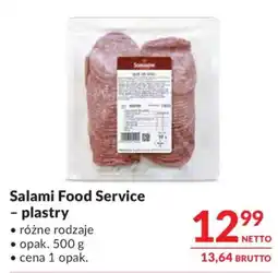 Makro Salami Food Service - plastry oferta