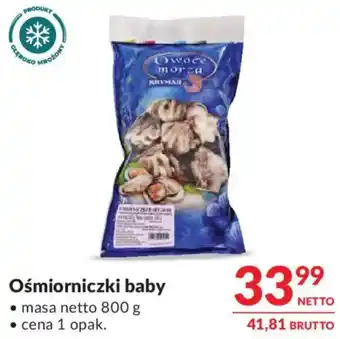 Owoce morza Ośmiorniczki baby