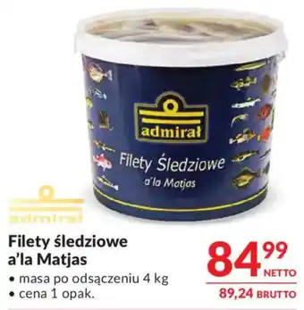 Filety śledziowe a'la Matjas