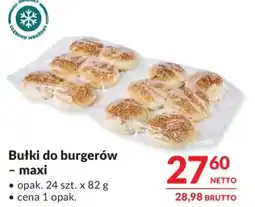 Makro Bułki do burgerów - maxi oferta
