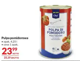 Makro Pulpa pomidorowa Metro Chef oferta