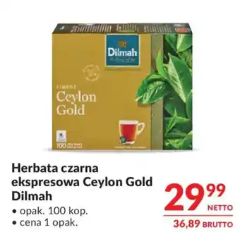 Herbata czarna ekspresowa Ceylon Gold Dilmah